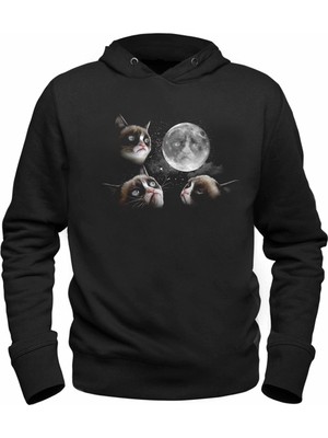 Alfa Tshirt Black Cat Siyah Sweatshirt