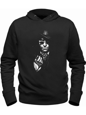 Alfa Tshirt Sherlock Holmes Siyah Sweatshirt