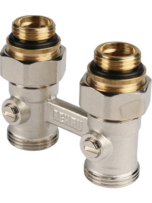 Rehau Küresel Vana Bloğu G1 / 2xg3 / 4 Bağlantı Nipelli Düz