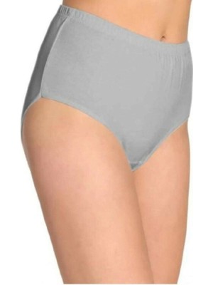 Tutku 6 Adet Gri Renk Ribana Bato Külot