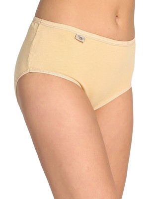 Tutku 12 Adet Ten Rengi Likralı Ince Bel Bato Külot