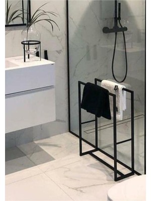 Merzana Metal Havluluk Ayaklı Havluluk