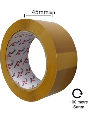 Next Tape Koli Bandı Taba Kahverengi 45 mm x 100  mt