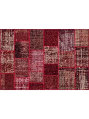 Sempati Halı Eskitme El Dokuma Patchwork Halı 120 x 180 cm 5630