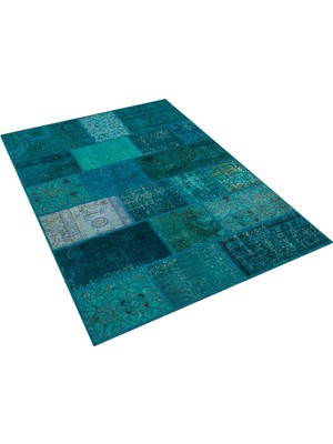 Sempati Halı Eskitme El Dokuma Patchwork Halı 120 x 180 cm 5646