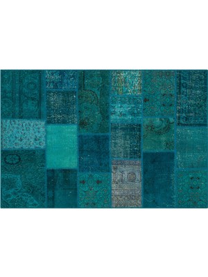 Sempati Halı Eskitme El Dokuma Patchwork Halı 120 x 180 cm 5646