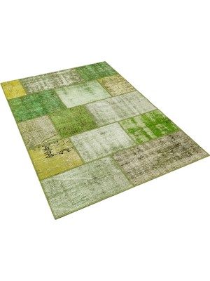 Sempati Halı Klasik Modern Patchwork Eskitme Halı 120 x 180 cm 5650