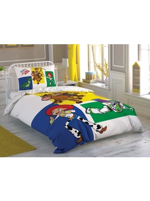 Taç Lisanslı Toy Story 4 Adventure Tek Kişilik Nevresim Takımı