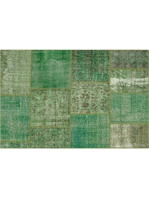 Sempati Halı Eskitme El Dokuma Patchwork Halı 120 x 180 cm 5654