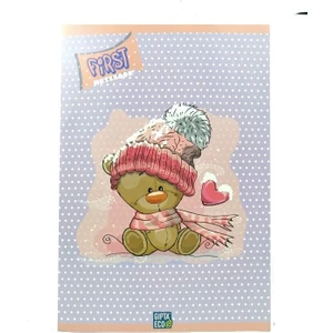First A4 Karton Kapak Dikişli Kareli Defter 40 Yaprak