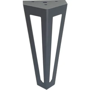 Metal Siyah  Koltuk Baza Mobilya Ayağı 14 cm