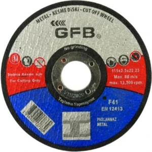 25 Adet Metal Kesme Taşı 115X2.5X22.23MM