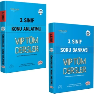 Editör Yayınları 3. Sınıf Tüm Dersler Konu Anlatımlı ve Soru Bankası Seti