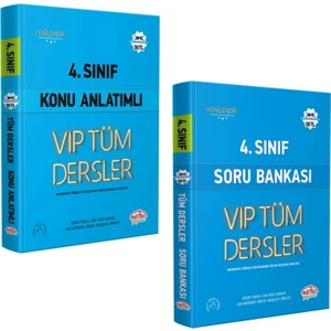Editör Yayınları 4. Sınıf Tüm Dersler Konu Anlatımlı ve Soru Bankası Seti