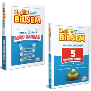 Editör Yayınları 2. Sınıf Bilsem Hazırlık Soru Bankası ve Deneme Seti