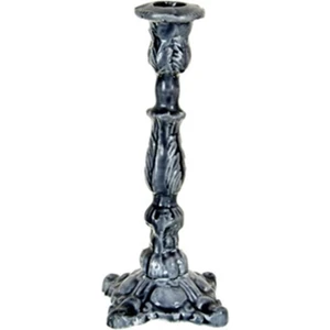Lucky Art Gri Şamdan 21 cm