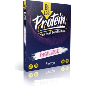 Netfen Yayınları 8. Sınıf LGS Protein İngilizce Yeni Nesil Soru Bankası