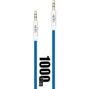 Linktech A585 Aux Kablo Metal Uçlu 1m