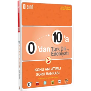 Tonguç Akademi 0'dan 10'a Türk Dili ve Edebiyatı Konu Anlatımlı Soru Bankası