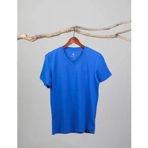 Adam Boxes Erkek V Yaka T-Shirt Neo-Alpes Saks Mavisi