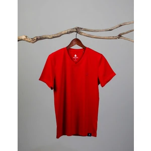 Adam Boxes Erkek V Yaka T-Shirt Neo-Alpes Kırmızı