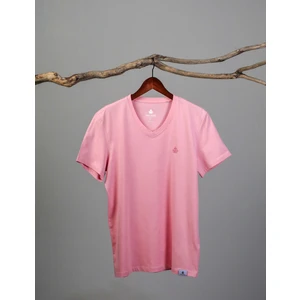 Adam Boxes Erkek V Yaka T-Shirt Neo-Alpes Pembe