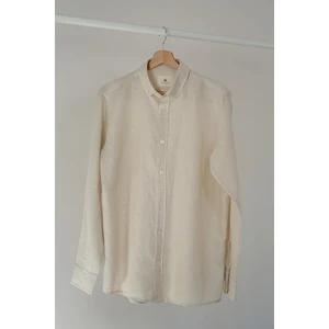 Adam Boxes Slim Fit Düğmeli Yaka Gömlek Neo-Epherest Bej