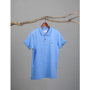 Adam Boxes Erkek Polo Yaka T-Shirt Neo-Essential Açık Mavi