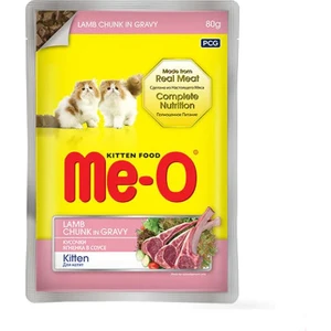 Me-O Pouch Kuzu Etli Jöle Içinde Yavru Kedi Konservesi 80 gr
