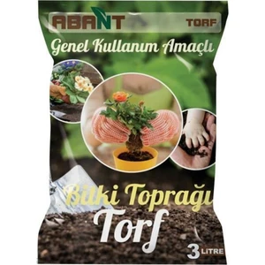 Abant 23*32 cm 3lt Paket Cıcek Topragı ( Torf)