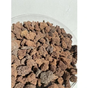 Pomza Taşı Iri Kırmızı Pomza 5 kg Akvaryum Lav Taşı Kaktüs Bitki Sukulent Lav Taşı