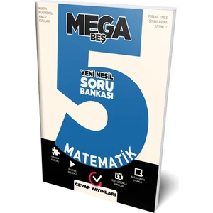 Cevap Yayınları 5.Sınıf Mega 5 Matematik Soru Bankası