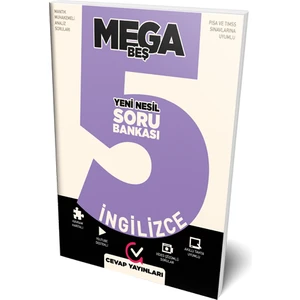Cevap Yayınları 5.Sınıf Mega 5 İngilizce Soru Bankası