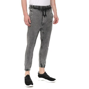 Beli ve Paçası Lastikli Şalvar Model Erkek Kot Pantolon