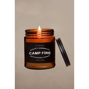 Lyn Home & Decor Camp Fire Amber Kavanoz Mum 9oz
