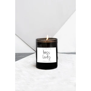 Lyn Home & Decor Büyük Boy Siyah Vanilyalı Boss Bardak Mum