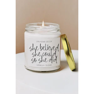 Lyn Home & Decor Belived Kavanoz 9oz Kokulu Mum