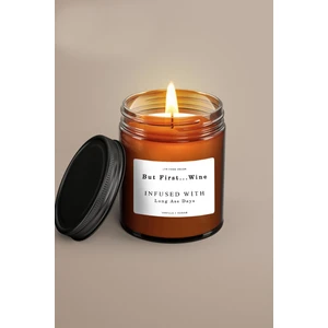 Lyn Home & Decor But First B Amber Kavanoz Mum 9oz