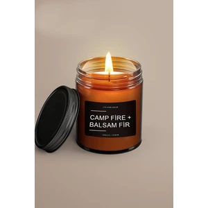 Lyn Home & Decor Balsam Fir Amber Kavanoz Mum 9oz