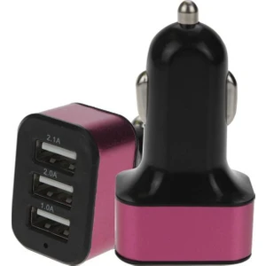 Guangdong Spirit Iphone/Samsung Cep Telefonu Için 12V 3Port Usb Araba Evrensel Dc Şarj Adaptörü (Yurt Dışından)