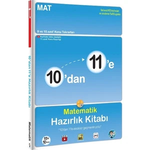Tonguç Akademi 10'dan 11'e Matematik Hazırlık Kitabı