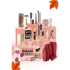 Mujgan Sonbahar Makyaj Seti 30 Parça Beyaz Ten