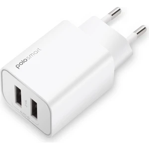 PSM70 Duvar Şarj Cihazı 2 USB Beyaz