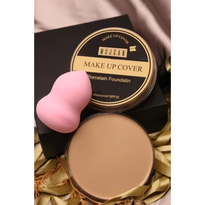 Mujgan Makeup Cover Kapatıcı 209 + Tekli Armut Sünger Pembe Renk Mujgan