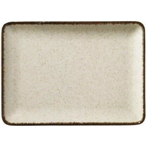 Porselen Dikdörten Düz Tabak 23X17 cm Tarçın