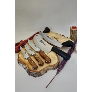  Sürlaz Mutfak Bıçak Seti Kasap Seti Kıyma Zırhı Ezme Salata Satırı