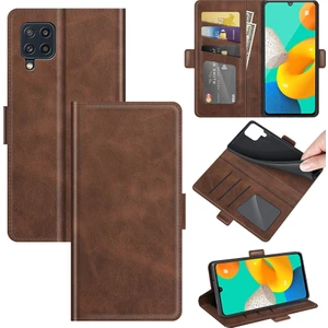 Samsung Galaxy M32 Için Kart Yuvalı Kılıf Kahverengi(Yurt Dışından)