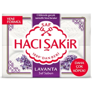 Hacı Şakir Lavanta Beyaz Kalıp Sabun 4x150gr