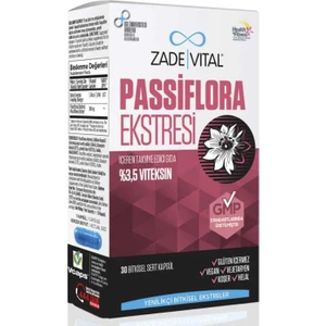 Zade Vital Passiflora Ekstresi Içeren Takviye Edici Gıda 30 Bitkisel Kapsül