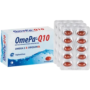 Omepa-Q10 Omega3 Ubiquinol 30 Kapsül